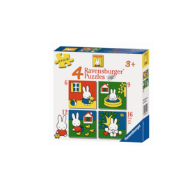 Nijntje 4 Ravensburger puzzles 3 plus