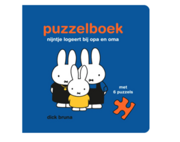 Puzzelboek nijntje logeert bij opa en oma 