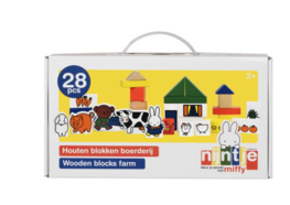 nijntje houten blokken boerderij