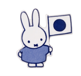 Royal Delft magneet nijntje vlag van Japan