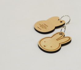 Noest sleutelhanger nijntje hoofd 