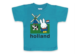 T-shirt nijntje Holland weiland blauw - 104