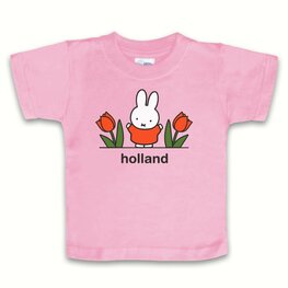 T-shirt nijntje Holland tulp roze - 62 