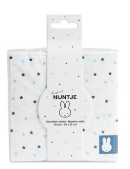 nijntje feest servetten blauw 20 stuks