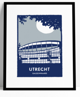 Lucas van Hapert 40/50 zeefdruk Galgenwaard