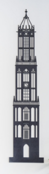 Cityshapes Domtoren MDF 60 cm ( alleen in de winkel op te halen)