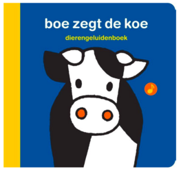 Book boo says the cow animal sounds book
