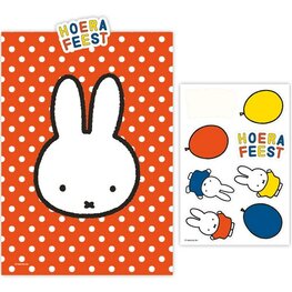 miffy party bags with stickers