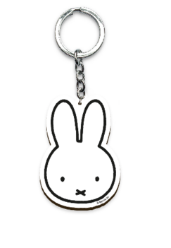 miffy keychain wood snout - 7 cm