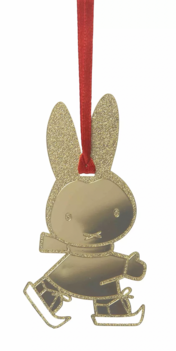 Deco hanger nijntje op de schaats