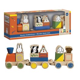 nijntje houten blokken trein