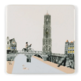Storytiles mini Utrecht tegel/magneet - 6x6 cm 