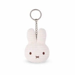 miffy keychain flat corduroy white - 10 cm
