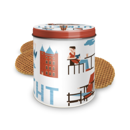 Jochem bewaarblik met stroopwafels Utrecht 