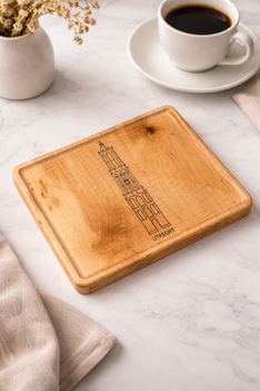 Binthout koffie dienblad met Domtoren 