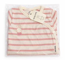 nijntje romper roze gestreept - 50/56