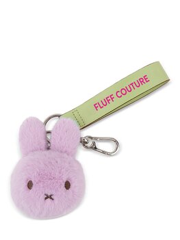 nijntje fuzzy bag charm lila - 11 cm