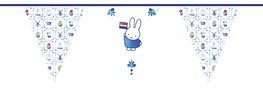 Flag line miffy Delft blue
