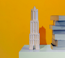Domus - keramieke Domtoren 28x6 cm - Studio Rookworst