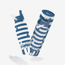 IZY nijntje waterfles - 900ml - blauw/wit