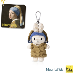 Bagcharm nijntje Meisje met de Parel handmade