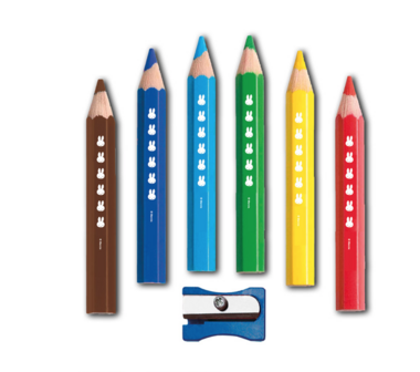 miffy pencils set