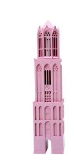 Ruig 3D printed Domtower pink 30 cm 