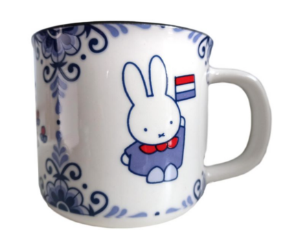 nijntje mok retro souvenir blauw