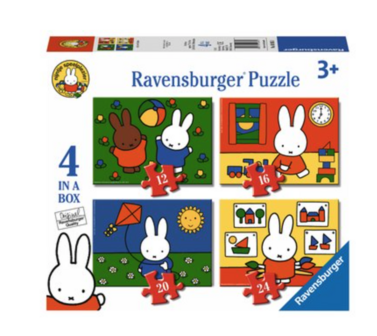 Ravensburger nijntje 4 in a box puzzel 