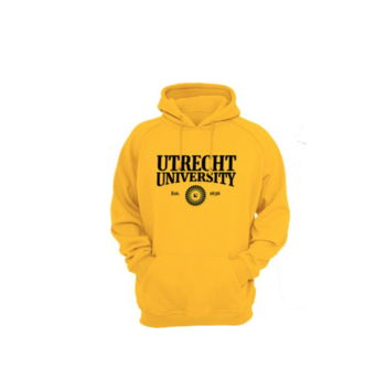 Hooded sweater Utrecht University geel S