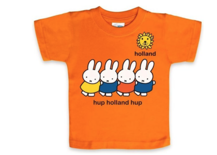 miffy t-shirt hup Holland hup orange 74