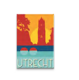 Silhouet magneet Utrecht