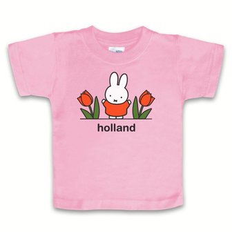 nijntje t-shirt Holland tulp roze 128