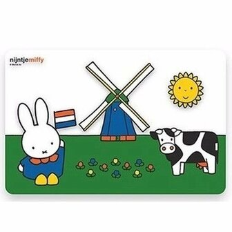 placemat miffy on the meadow 
