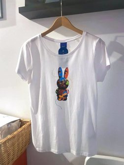 miffy art parade t-shirt M skinny Mies van Hout white M (limited edition)
