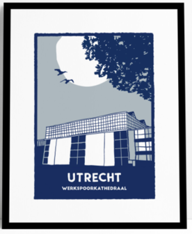 Lucas van Hapert 40/50 silkscreen Werkspoorkathedraal