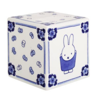 Delft Blue miffy cube money box