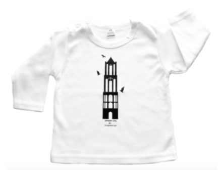 Siep Design 62 t-shirt Domtoren wit 