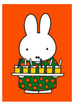 miffy postcard with envelop mum with lemonade