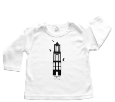 Siep design 98 t-shirt Domtoren wit