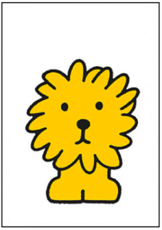 miffy postcard Lion 