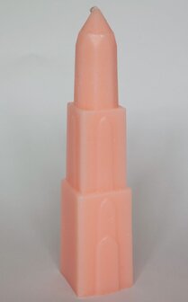 Loef Domtower candle pastel pink 