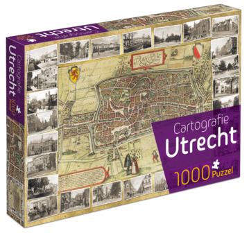 Utrecht cartografie legpuzzel - 1000 stukjes