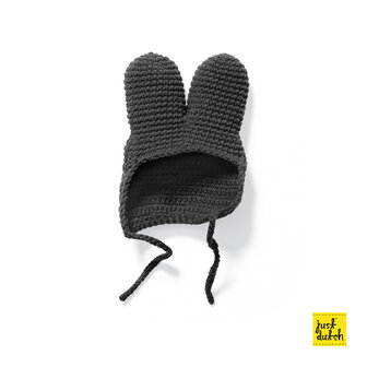 Grijze muts handmade