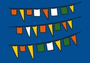 miffy party postcard garlands