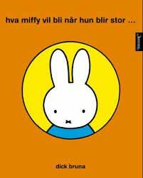 Norwegian book what miffy wants to be when she grows up