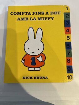 Catalonian book counting till ten with miffy