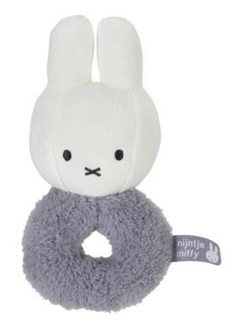 miffy fluffy rattle blue