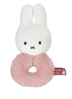 miffy fluffy rattle pink
