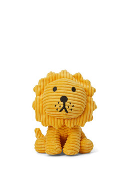 lion corduroy cuddly toy yellow 17 cm